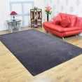 thumbnail image 1 of Hand Knotted Loom Silk Mix Solid Rectangle Area Rug - Charcoal - 3' x 5', 1 of 1