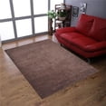 thumbnail image 1 of Hand Knotted Loom Silk Mix Solid Rectangle Area Rug - Light Brown - 9' x 12', 1 of 1