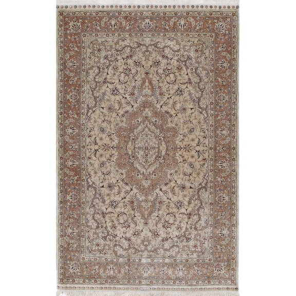Hand Knotted Masterpiece Hereke Fine Silk Rug - 2'7'' x 4'0''
