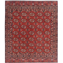 Hand Knotted Nomadic Caucasian Humna Wool Rug - 8'8'' x 10'3''