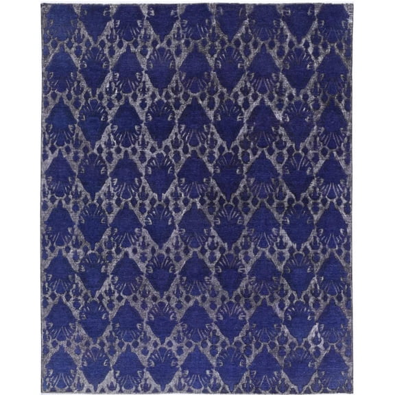 Hand Knotted Onyx Wool Rug - 8'11'' x 11'5''
