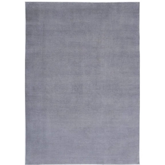 Hand Knotted Overdye Wool Rug - 10'6'' x 14'7''
