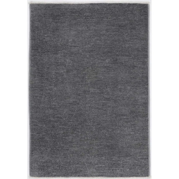 Hand Knotted Overdye Wool Rug - 2'1'' x 3'1''