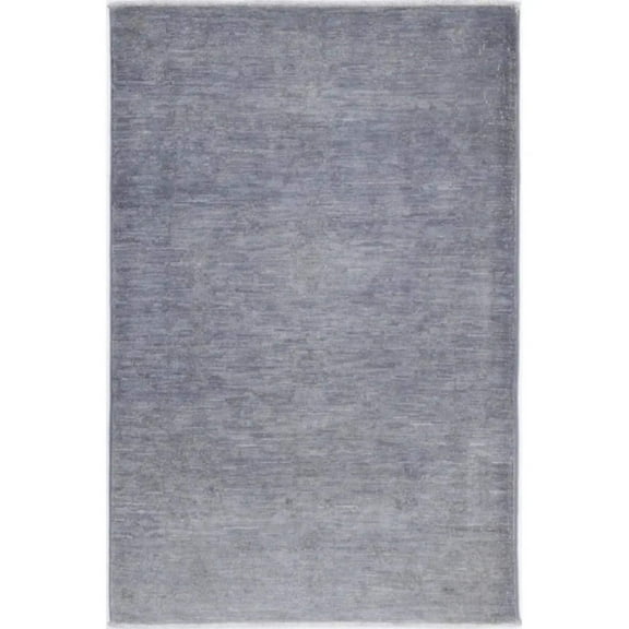 Hand Knotted Overdye Wool Rug - 2'1'' x 3'3''