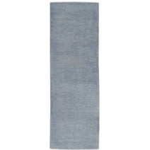 Hand Knotted Overdye Wool Rug - 2'7'' x 8'8''