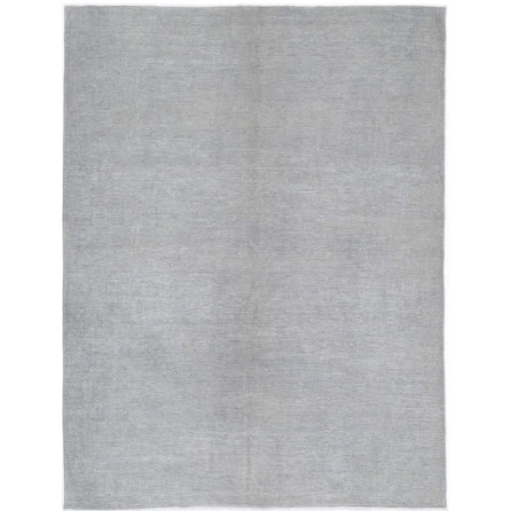 Hand Knotted Overdye Wool Rug - 6'3'' x 8'3''