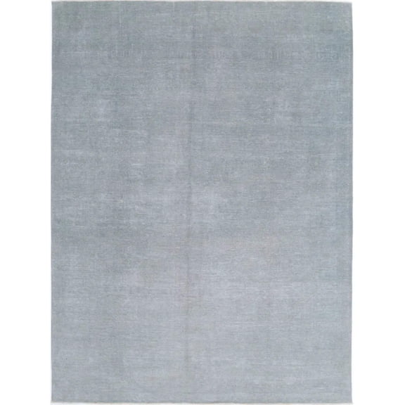 Hand Knotted Overdye Wool Rug - 8'0'' x 10'9''