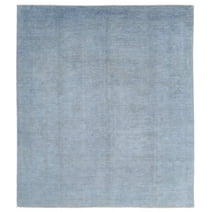Hand Knotted Overdye Wool Rug - 8'5'' x 9'8''