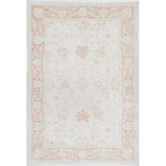 Hand Knotted Serenity Wool Rug - 3'10'' x 5'9''