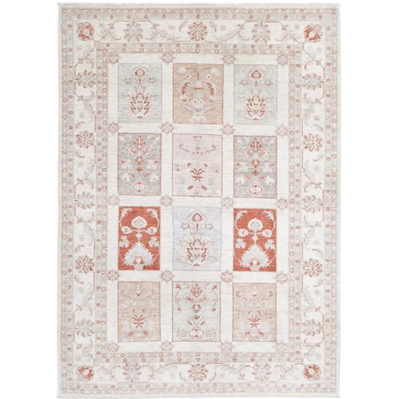 Hand Knotted Serenity Wool Rug - 5'6'' x 7'7''