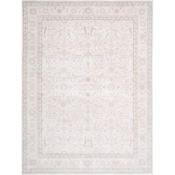 Hand Knotted Serenity Wool Rug - 9'1'' x 12'0''