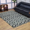 thumbnail image 1 of Hand Knotted Sumak Jute Eco-Friendly Area Rugs - 5'X8', Rectangle Shape, Green Beige Color, Contemporary Pattern, High Pile, Natural Fiber, Outdoor Indoor Handmade Area Rugs For Living Room (J00078), 1 of 5