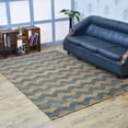 thumbnail image 1 of Hand Knotted Sumak Jute Eco-Friendly Area Rugs - 6'X9', Rectangle Shape, Gray Brown Color, Contemporary Pattern, High Pile, Natural Fiber, Outdoor Indoor Handmade Area Rugs For Living Room (J00077), 1 of 5