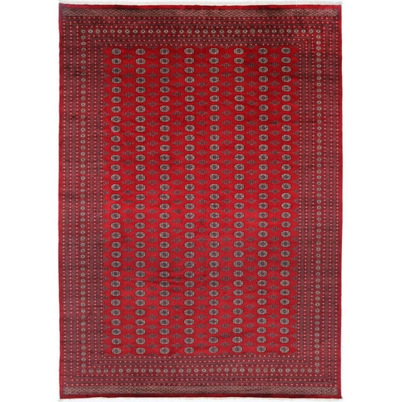 Hand Knotted Tribal Bokhara Wool Rug - 12'2'' x 17'0''
