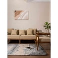 thumbnail image 1 of Hand Knotted Wool Abstract Modern Area Rugs - 5'X8', Rectangle Shape, Multicolor Color, Classic Traditional Design, Low Pile Handmade Area Rugs For Living Room, Bed Room (N00805), 1 of 9