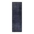 thumbnail image 1 of Hand-Knotted Wool Overdyed Contemporary Gray Area Rug 2' 7" x 8' 1", 1 of 9