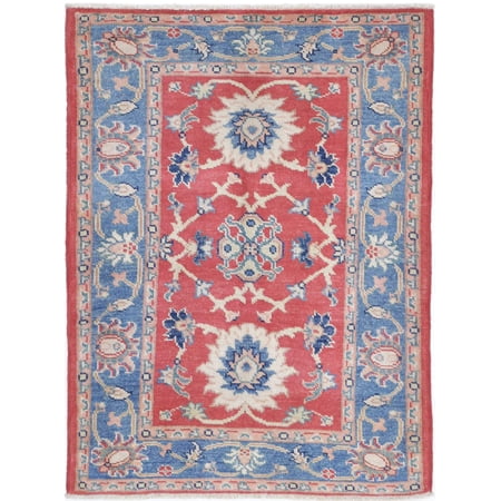 Hand Knotted Ziegler Farhan Gul Wool Rug - 3'1'' x 4'2''