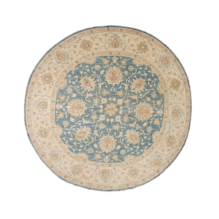 Hand Knotted Ziegler Farhan Wool Rug - 7'11'' x 7'11''