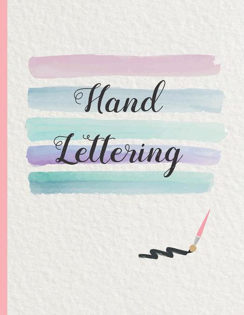 Hand Lettering : 8.5 X 11 100 Pgs DOT GRID LARGE CALLIGRAPHY NOTEBOOK.  Practice and master Hand Lettering. Create Beautiful designs. (Paperback)