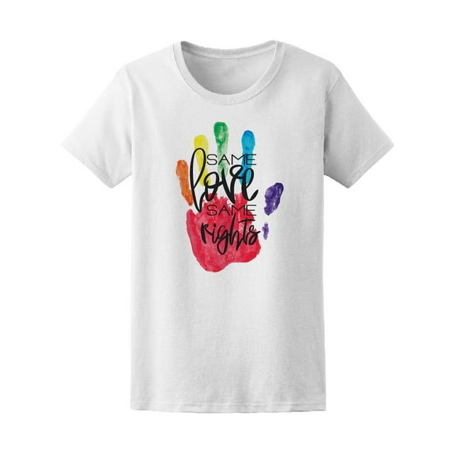 Hand Lettering Same Love T-Shirt Men -Image by Shutterstock, Male Small