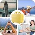 thumbnail image 1 of Hand Luggage Makeup Case - Small Portable Travel Case, ABS Material, Scratch-Resistant, Large Capacity, Convenient Carry-On with Handle for Cosmetics, Jewelry, and Personal Items, Makeup Organizers, 1 of 5