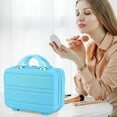 thumbnail image 1 of Hand Luggage Makeup Case - Small Portable Travel Case, ABS Material, Scratch-Resistant, Large Capacity, Convenient Carry-On with Handle for Cosmetics, Jewelry, and Personal Items, Makeup Organizers, 1 of 8