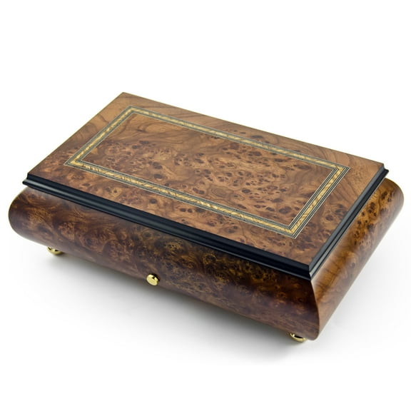 Hand Made 50 Note Sankyo Classic Style with Frame Inlay Grand Music Box - All I Ask Of You / Music of the Night / Phantom of the Opera (3 tunes)