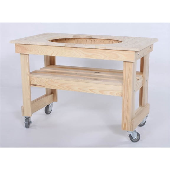 Hand-Made Cypress Table (Kamado)