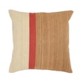 thumbnail image 1 of Hand Made Modern Stripe Wool  Cotton Pillow - 2'2'' x 2'2'', 1 of 1