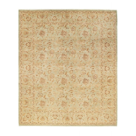 Hand Made Mogul Oriental Wool Area Rug Gray 8 x 10