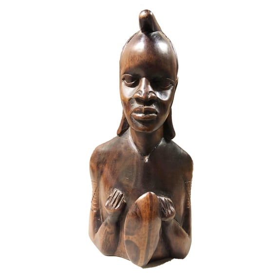 Hand Made Rosewood Masaai Sculpture