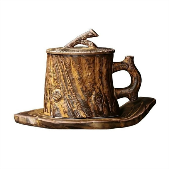 Hand Made Rough Pottery Imitation Texture Cup Personalized Hand Made Coffee Cup Creative Retro Mug