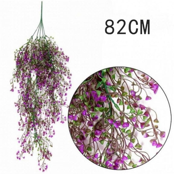 Hand Made Wicker Rattan Flower Planter Wall Hanging Wicker Rattam Basket Garden Vine Pot Plants Holder Garden Pots Wall Planter