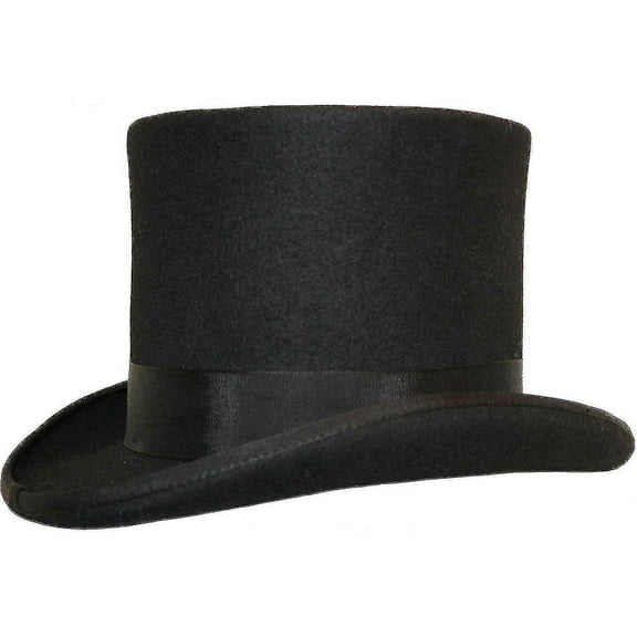 Hand Made Wool Top Hat Satin Lined Small To Xxl
