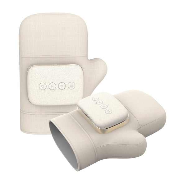 Hand Massager for Arthritis Pain Relief with Airbag Compression & Hot Compress, Acupoint Massage for Fingers & Wrist Helps Relieve Arthrosis & Joint Stiffness