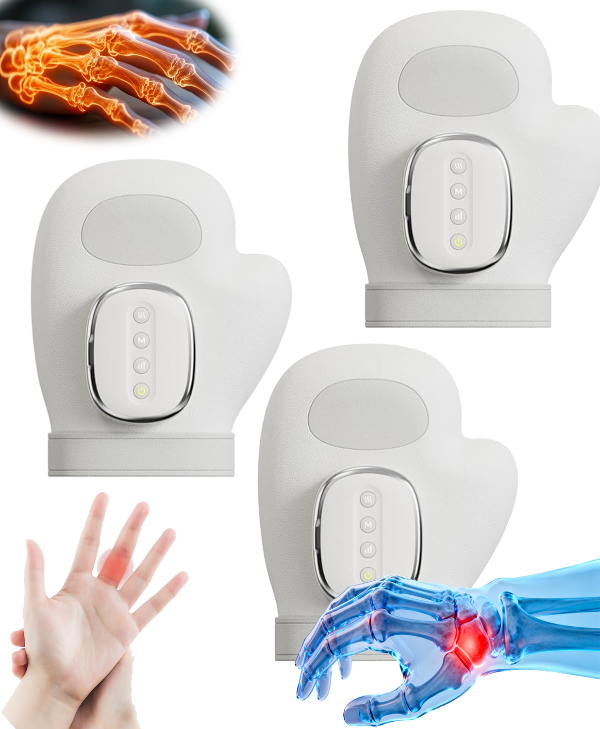 Magnet-Lymphtherapie Fingerring - Verstellbarer Magnetring Zur Schmerzlinderung & Entspannung