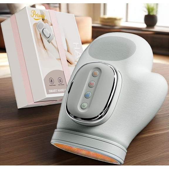 Hand Massager with Heat and Compression, Cordless Hand Massager, Finger Massager, 2025 Updated Carpal Tunnel Relief & Wrist Relief Massager, Gift for Women Men