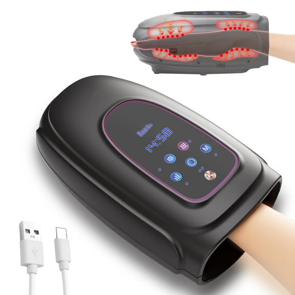 Hand Massager with Heat and Compression, Touchscreen Cordless Hand Massager with Vibration and Heat, Hand Massager for Arthritis and Carpal Tunnel, Gift for Men Women Family Friends