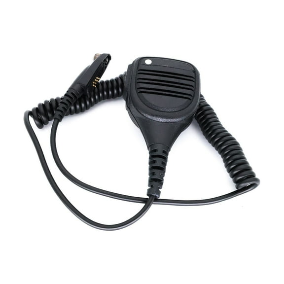 Hand Microphone Hands frees Shoulder Lapel Hand Microphone with 3.5mm Sound Jacks Shoulder Lapel for GP338plus GP328plus