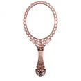 thumbnail image 1 of Hand Mirror Vintage Handheld Mirror with Handle Vanity Makeup Mirror Travel Mirrors (Oval), 1 of 5