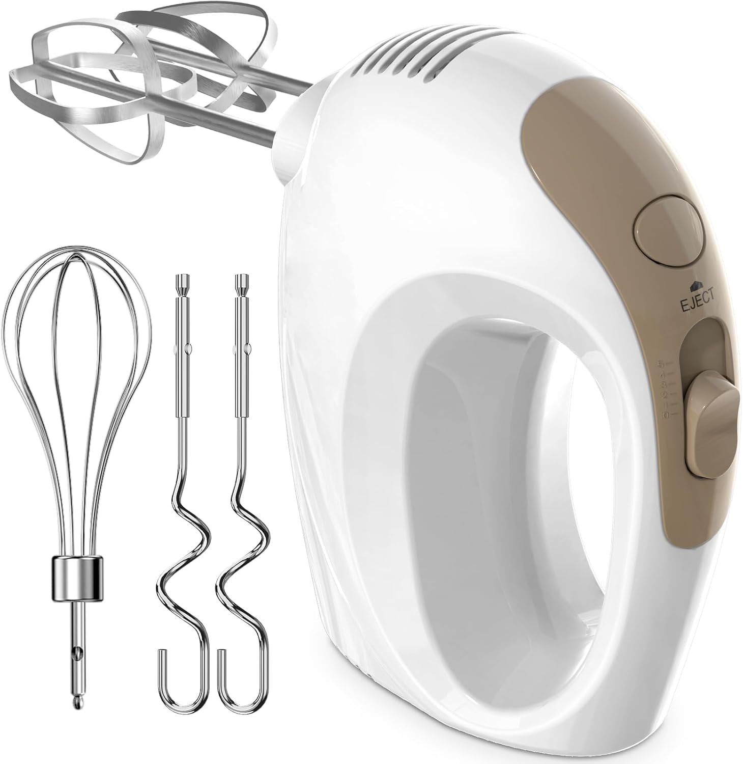 W10490648 Beaters Attachments KHMPW Hand Mixer Whisk Replace Kitchen Maxer for KHM512BM KHM2B by