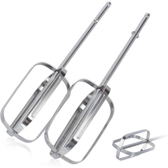 Hand Mixer Attachments - Compatible Beaters for Hamilton Beach 62682RZ, 62692, 62695V, 64699 Mixers - Replacement Parts for Hamilton Beach Hand Mixers, 2 Pack