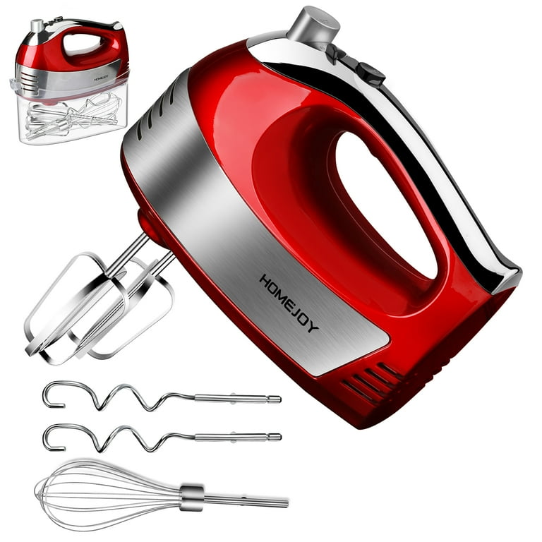 Hand Mixer Electric Upgrade 5 Speed Hand Mixer with Turbo Kitchen Hand Held Mixer with Box 5 Stainless Steel Accessories for Egg Cake Cream