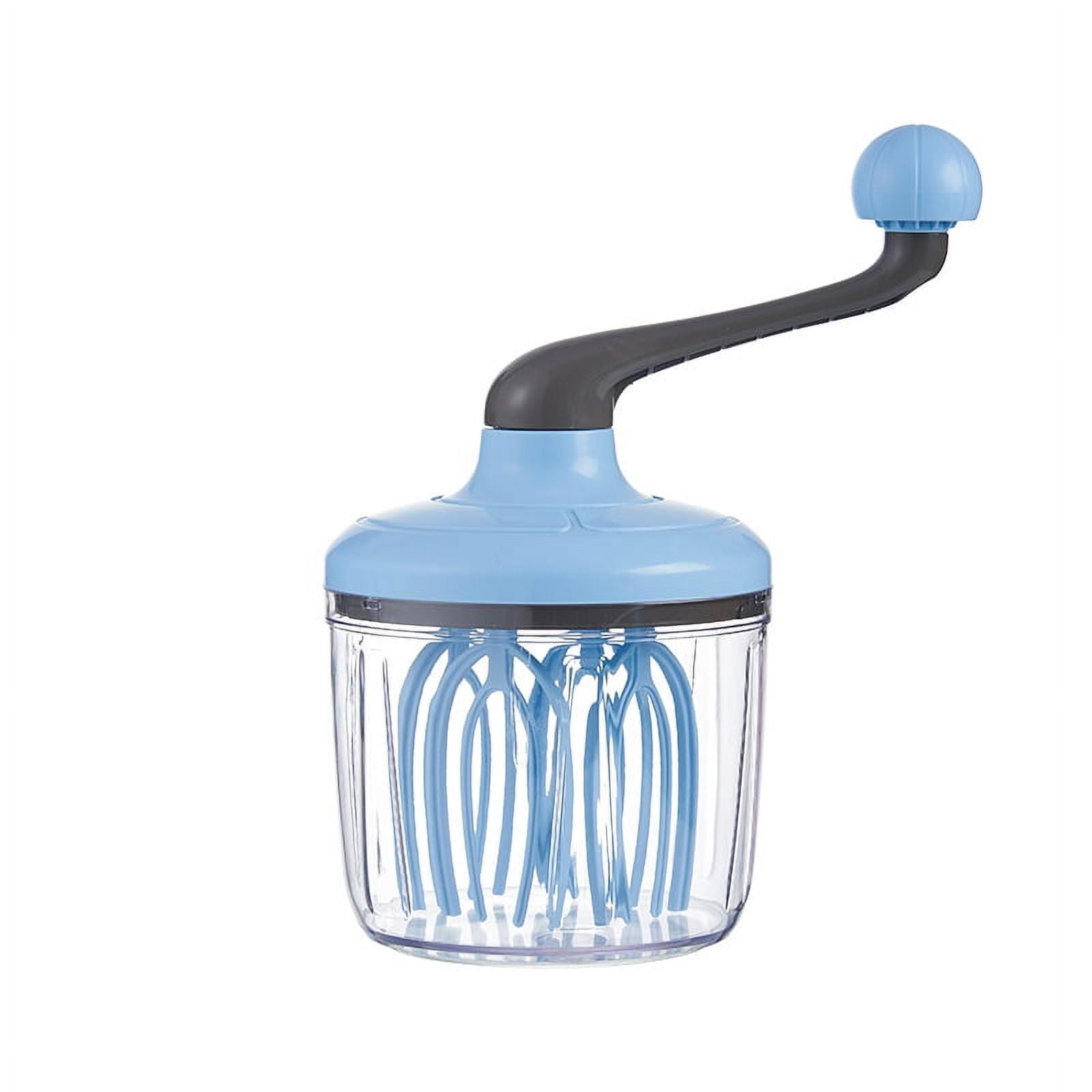Hand Mixer Rotary Egg Beater, Manual Hand Crank Mixer with Plastic ...