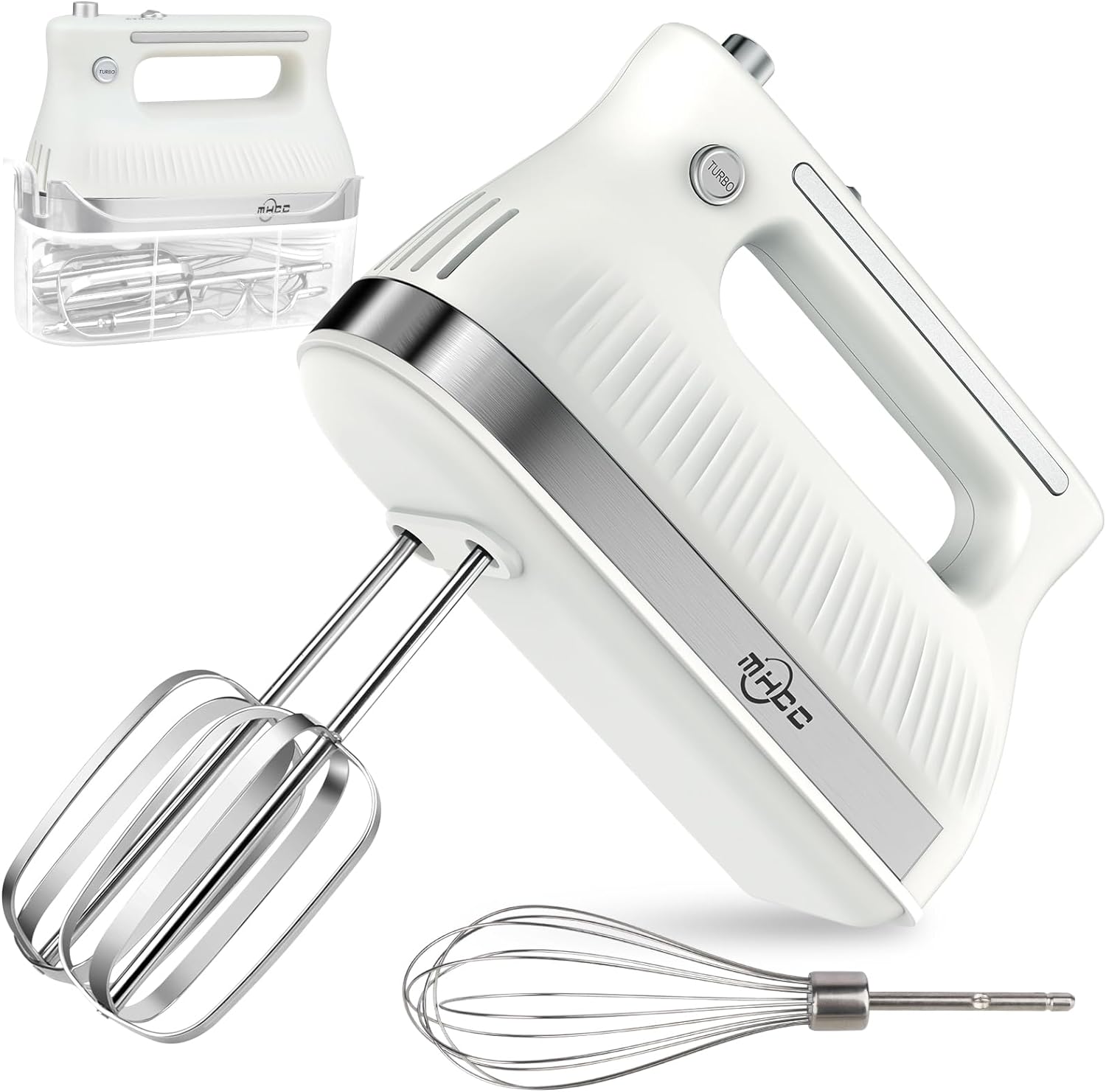 Hand Mixer Versatile Tool for Whisking, Beating, and Kneading