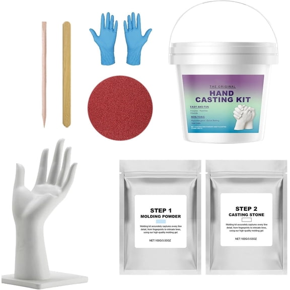 Hand Molding Clay Kit Couples Keepsake Casting Gift for Mom Wife Husband
