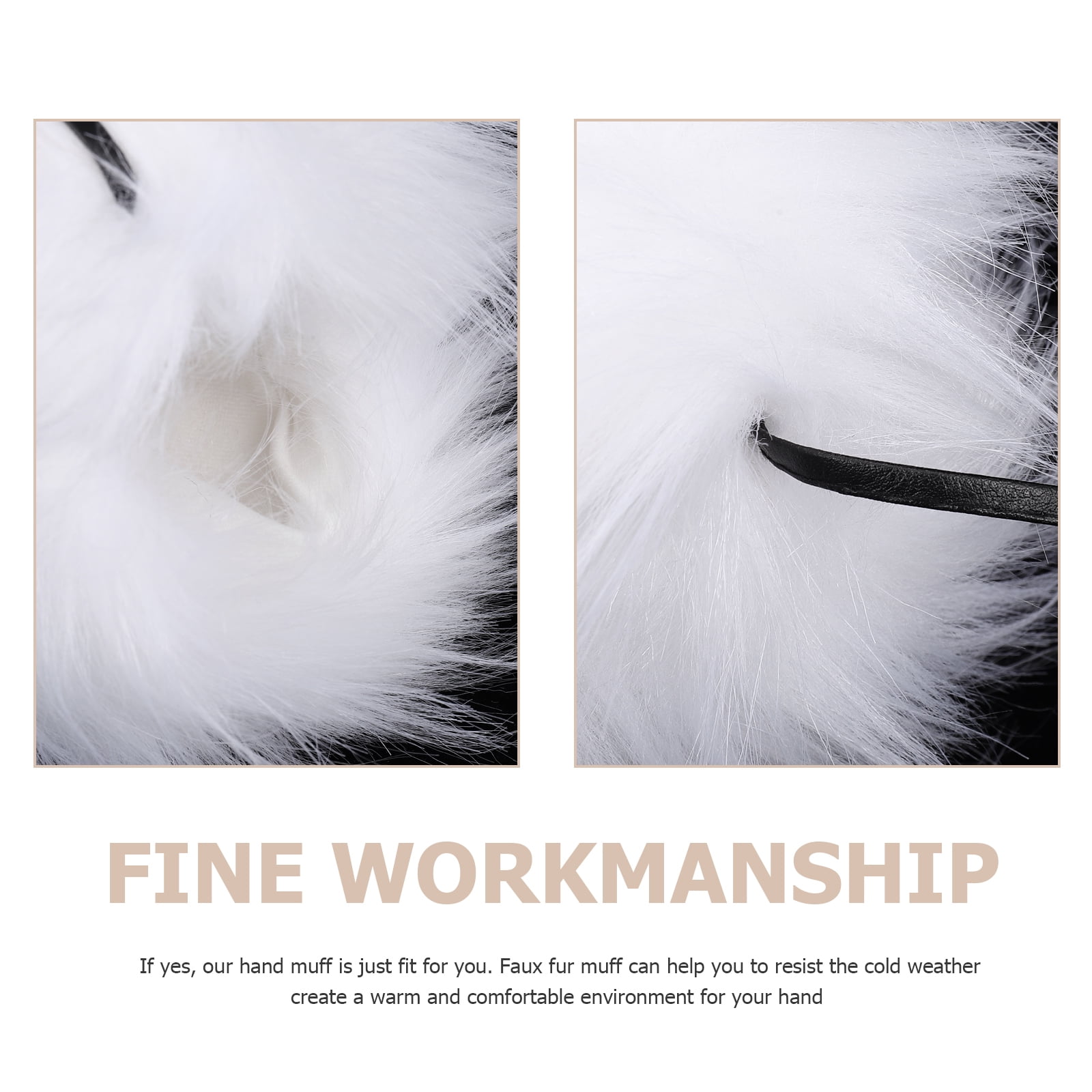 Hand Muff Fur Warmer Faux Warmer Muff Winter Warmers Fuzzywedding Muffs