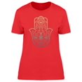 thumbnail image 1 of Hand Of Hamsa Gradient Outline Tee Women's -Image by Shutterstock, 1 of 2