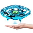 thumbnail image 1 of Hand Operated Drone for Kids Adults, Flying Toys Mini Drones, Hands Free UFO Helicopter, Easy Indoor Outdoor Flying Ball Drone Toys with Infrared Sensor Auto 360° Rotating for Boys Girls (blue), 1 of 7