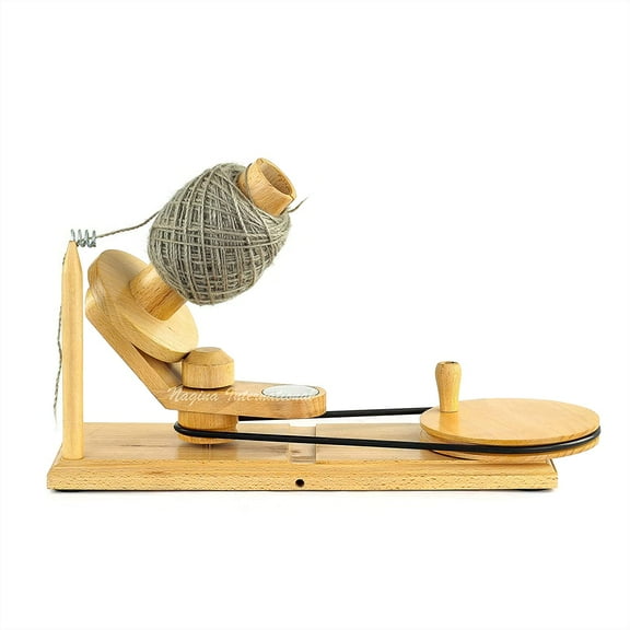 Hand Operated Premium Crafted Knitting & Crochet Ball Winder | Knitter's Gifts Center Pull Ball Winder | Nagina International